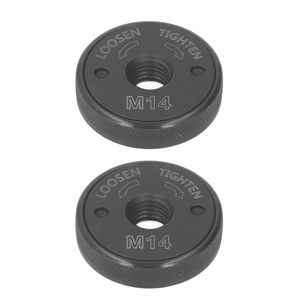 2PCS Angle Grinder Flange Nuts M14 Female Thread 47mm Diameter Quick Release