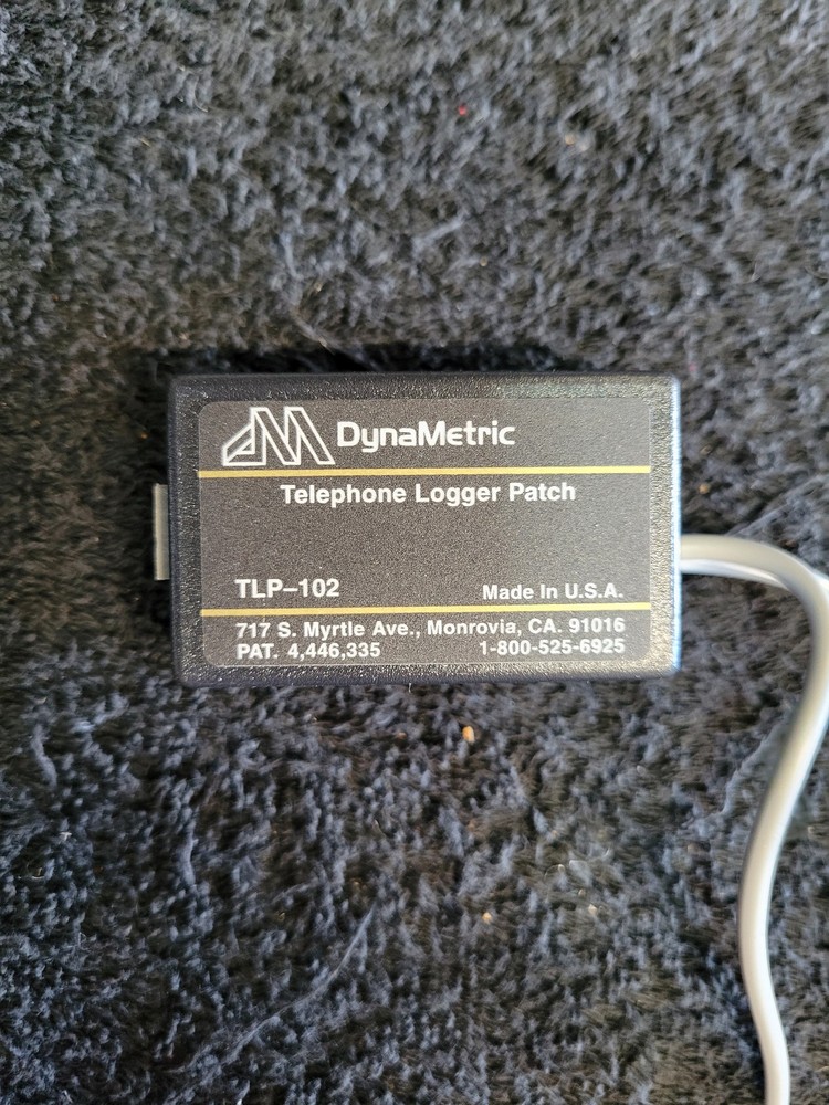 DynaMetric Telephone Logger Patch TLP-102