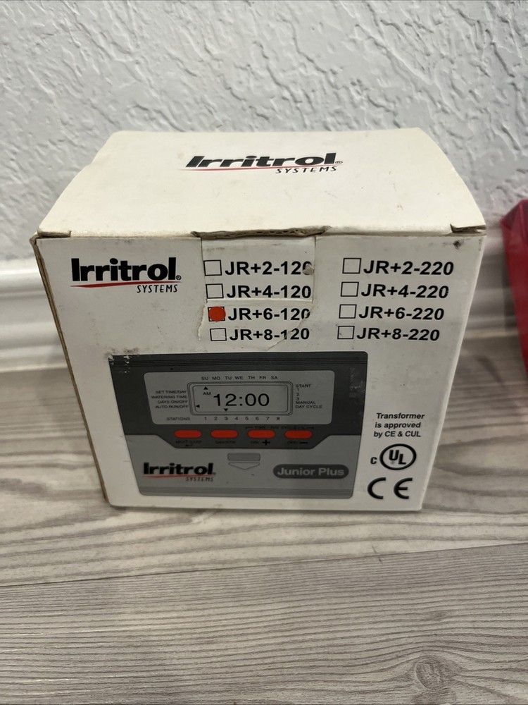 IRRITROL Junior Plus Irrigation Controller 6 Station 120 Volt New