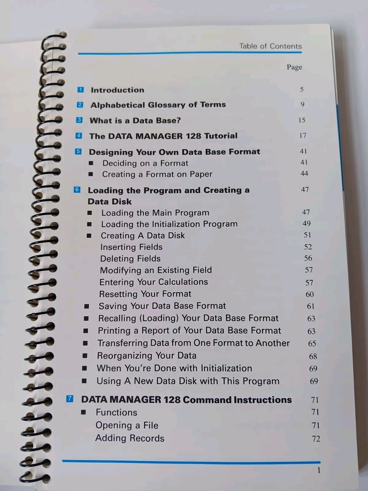 Time Works Users Manual Data Manager 128 W/Report Writer Commodore 128 Computers