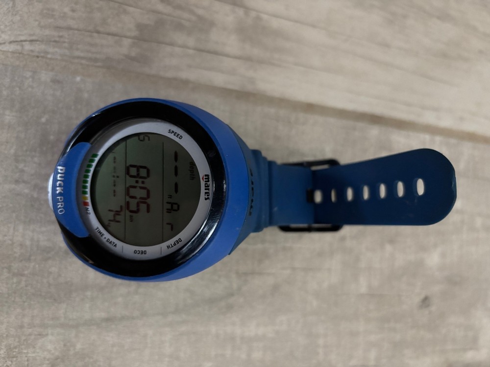 Mares Puck Pro Dive Computer Blue