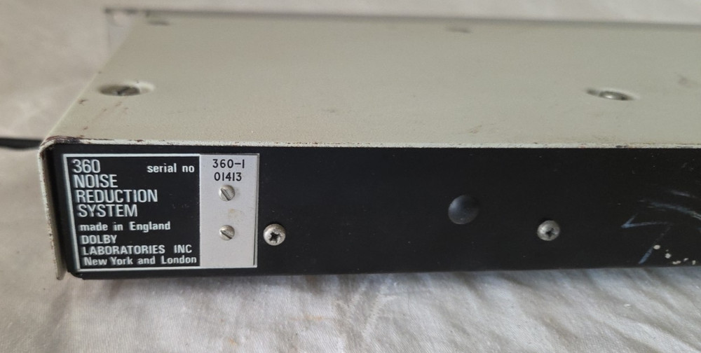 Dolby Noise Reduction System 360-1 Rack Mount w/A Type Module #22 / Unit #2