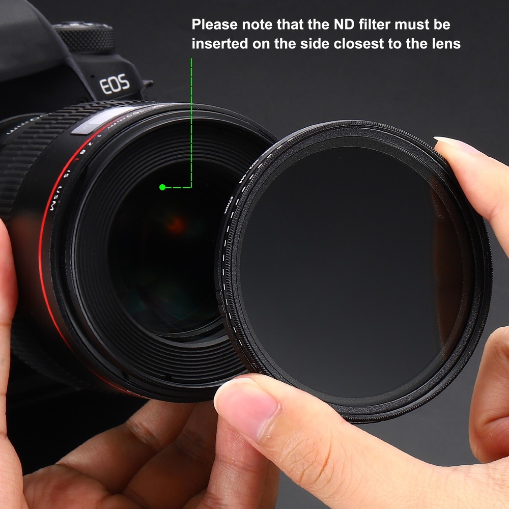 ND2-400 Lens Filter Variable Neutral Density Lens Filter 67mm 2 Pcs