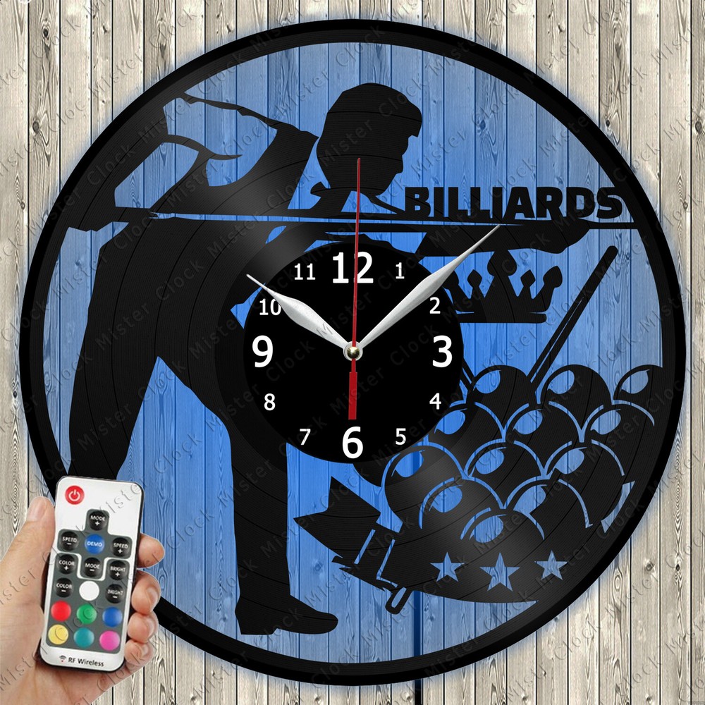 LED Vinyl Clock Billiards LED Light Vinyl Record Wall Clock LED Walll Clock 1448