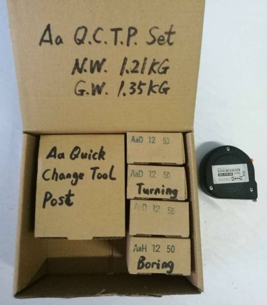 Multifix Type AA/A0 40 Position Quick Tool Post Kit For 4.7 to 8.7" swing Lathe