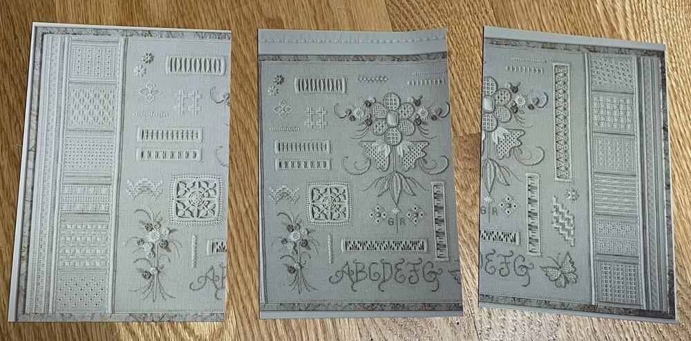 Gay Ann Rogers Almost Whitework Sampler needlepoint pattern only