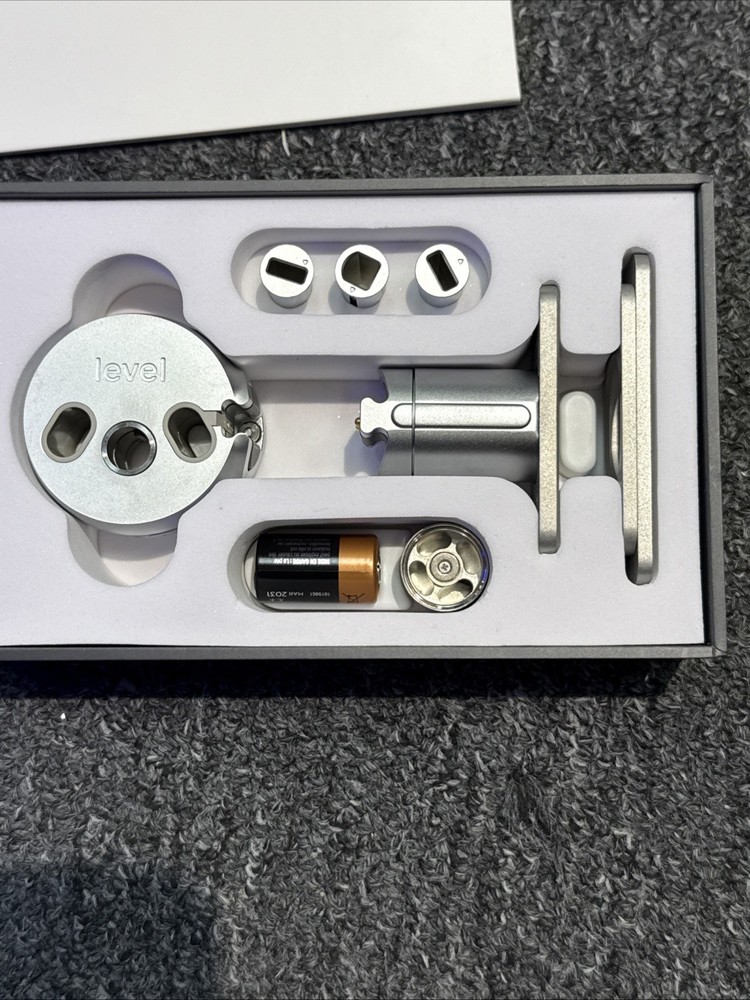 Level Bolt Retrofit Smart Lock Satin Bluetooth Deadbolt Lock C-D11U NEW
