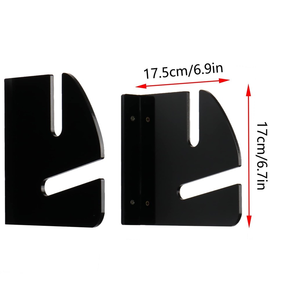 Wall-Mounted Skateboard Mount - Space-Saving Horizontal Display Rack for Secu...