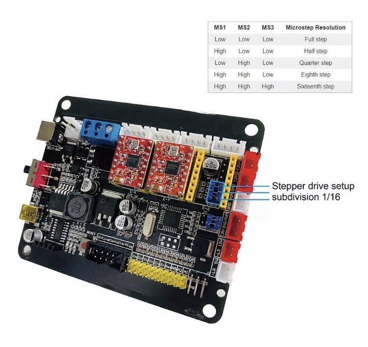 GRBL Controller Board 3 AXIS A4988 Motor Driver Board For CNC Router Engraving