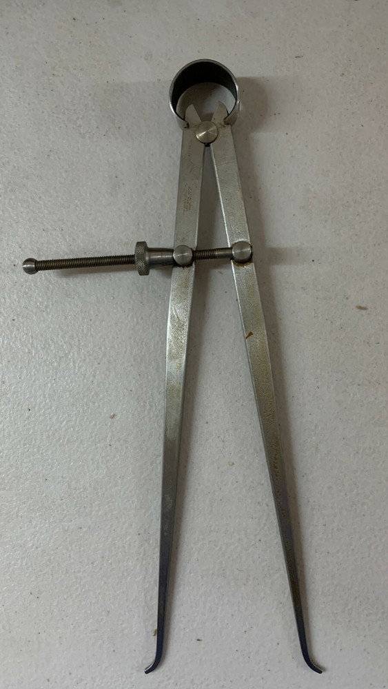 LUFKIN 42-10 INSIDE SPRING CALIPERS WITH SOLID NUT, 10" IN STOCK!!