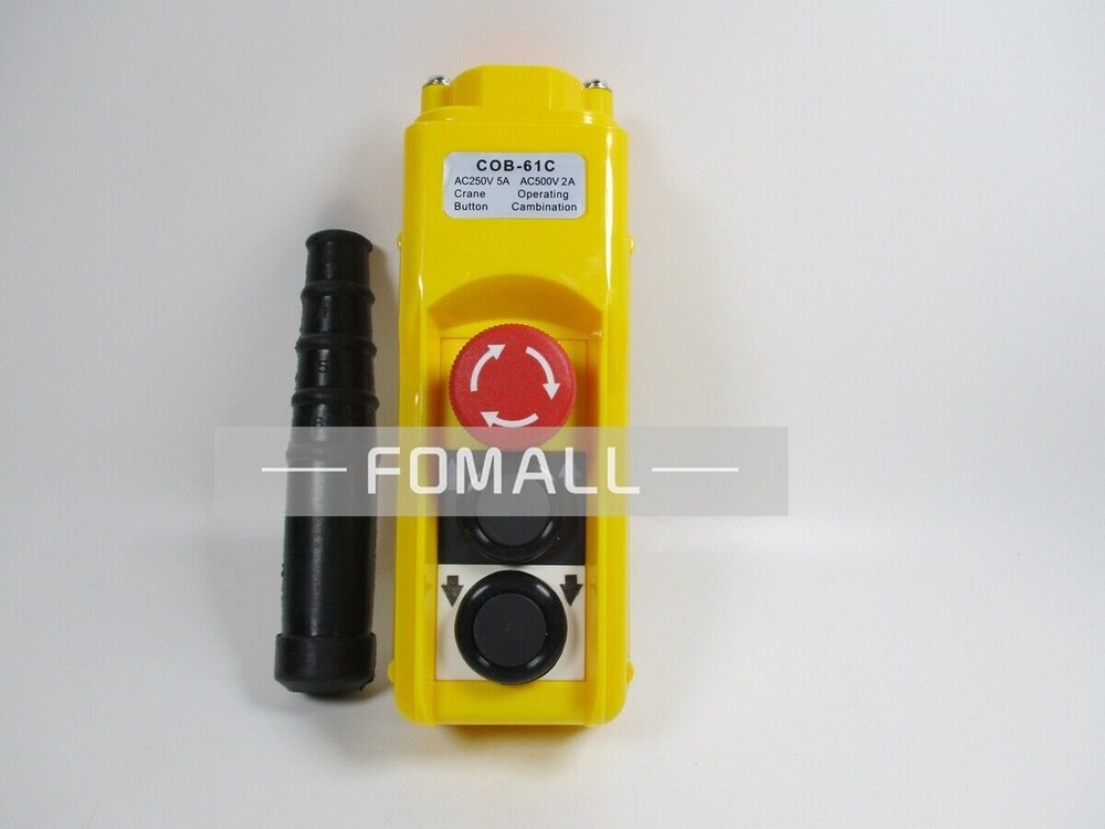 1Pcs New COB-61C COB Crane Hoist Control Button switch Single speed