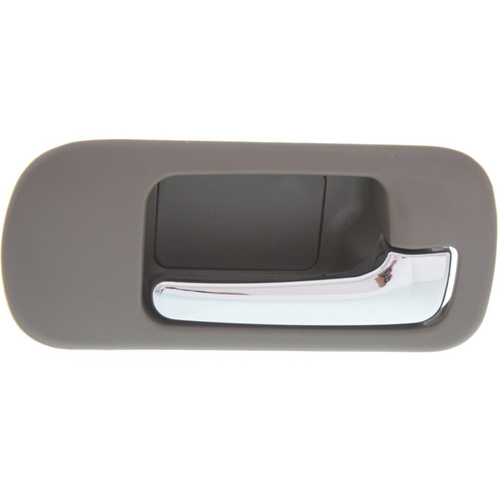 Interior Door Handle Set For 2001-05 Civic Front Left & Right Chrome Brown 2Pc