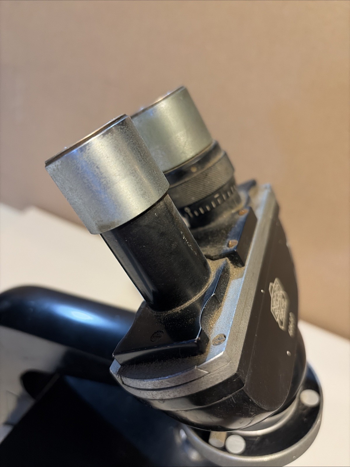 Vintage Nikon (Nippon Kogaku) 62437 Microscope Missing 3 Lens Light Works