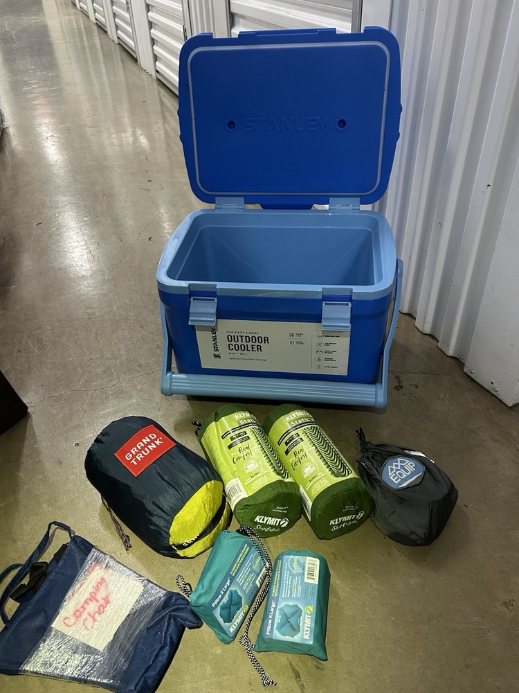 Stanley Cooler And Camping Stuff