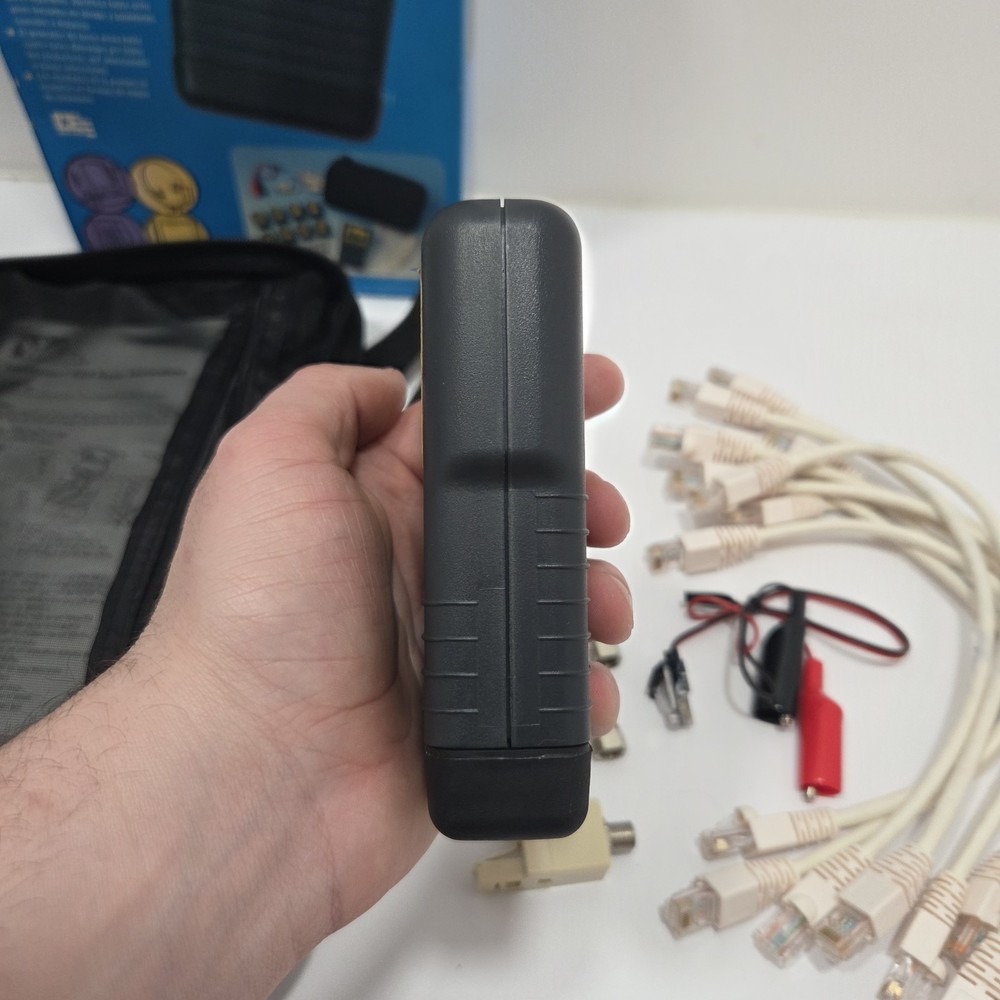 IDEAL LINK MASTER PRO Network Cable Tester In Carrying Case Model #33-825