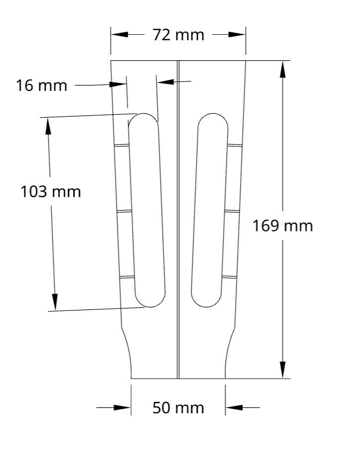 Classical Guitar Tuning Machine Locator Plus Headstock Template | Luthier Tools