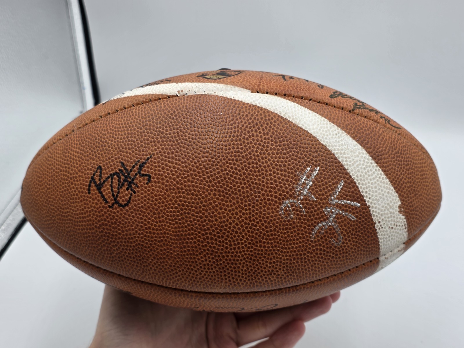 SPALDING ARENA FOOTBALL LEAGUE AFL Official Used Game Ball LA Kiss Signed