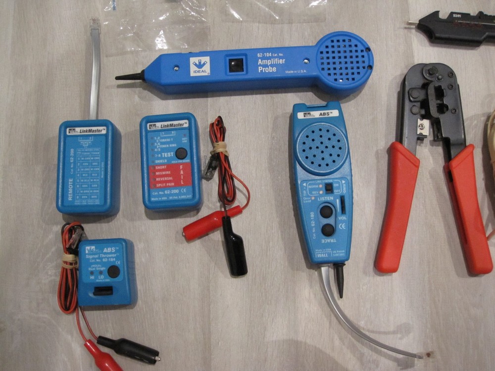 Ideal Link Master LinkMaster Data Datacom Set 62-104, 62-180, 62-184, & Extra’s!