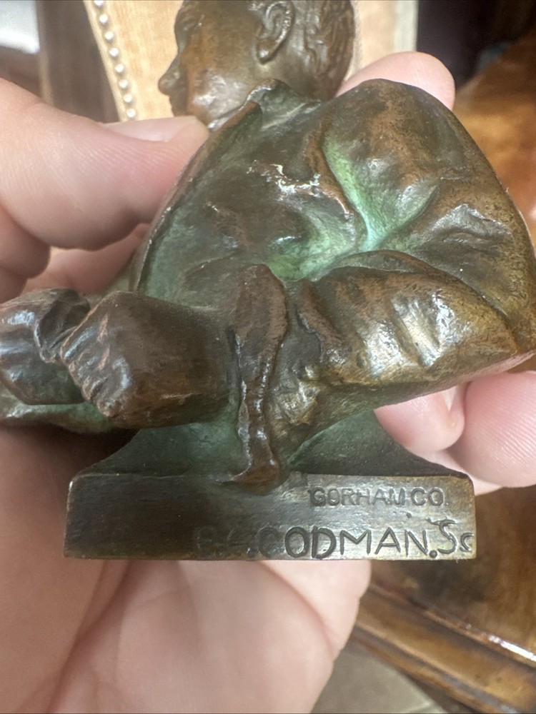 Gorham Bronze Bust Of Thomas Edison