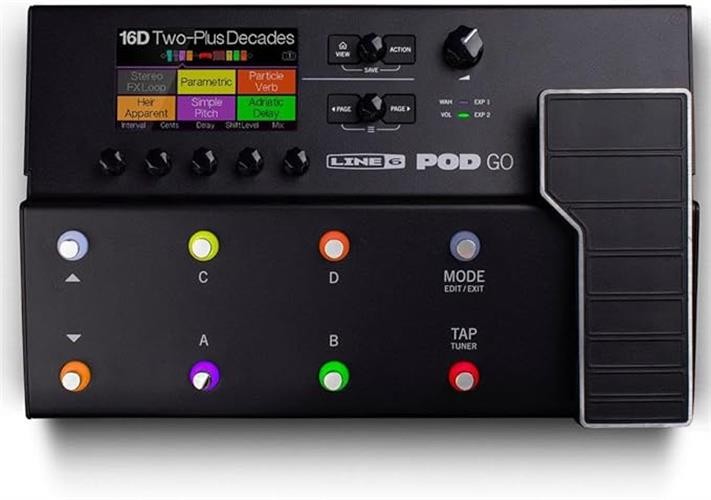 Line 6 POD Go Guitar Multi-Effects Processor, Black