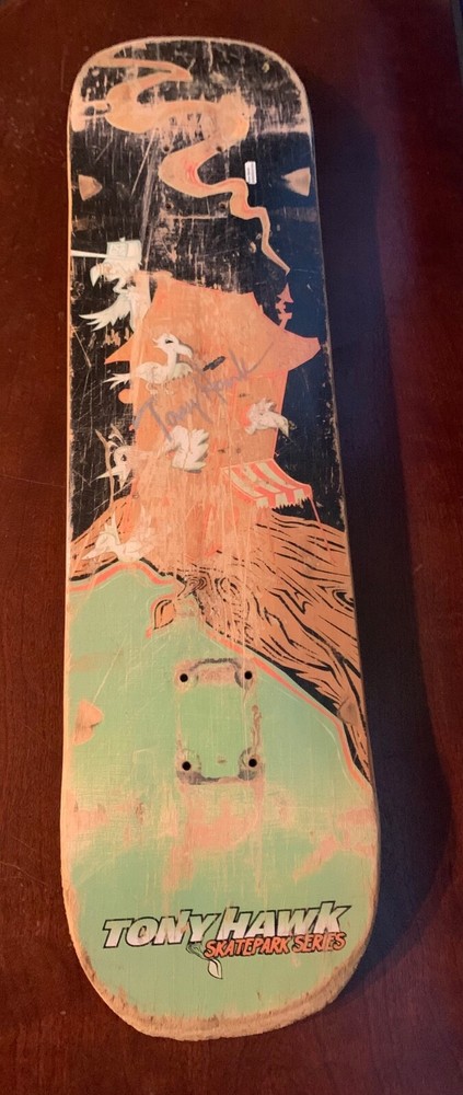 Tony Hawk Autographed Skateboard