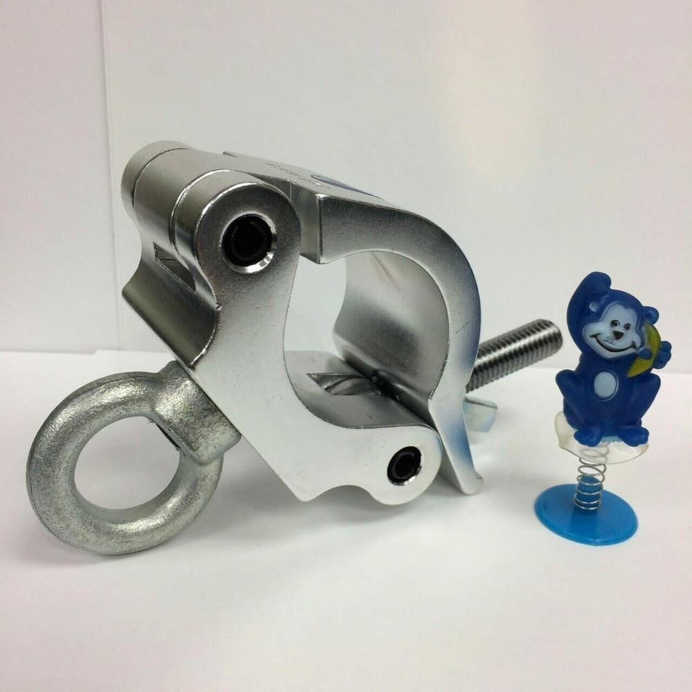 Truss Half Coupler with Captive Eye Bolt Silver, 2"/48-51 mm diameter