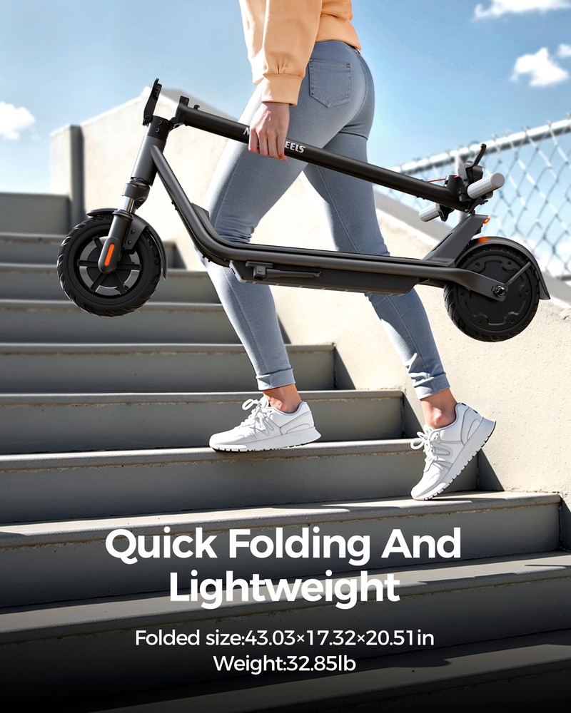 ELECTRIC SCOOTER ADULTS FOLDABLE E SCOOTER WITH APP & DOUBLE SHOCK ABSORPTION