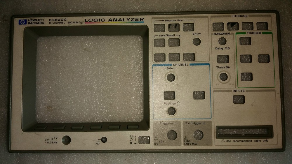 Front Panel for HP-54620C Logic Analyzer