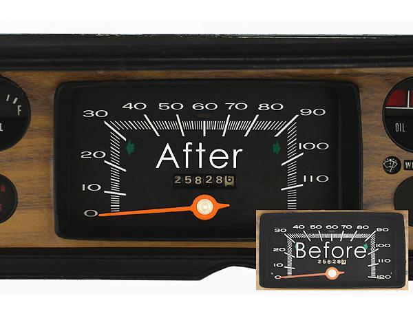 Chevrolet Fluorescent Orange Instrument Cluster Gauge Needle Paint