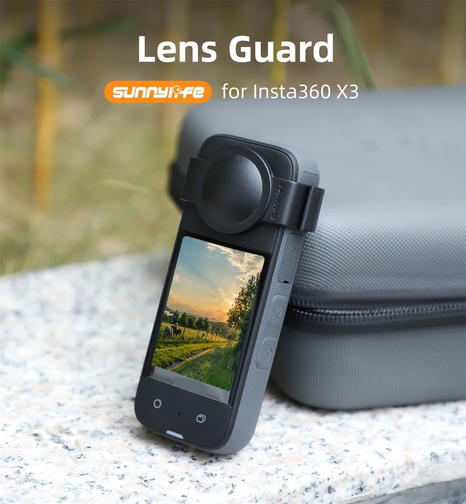 Lens Protector Panoramic Camera Len Cover Scratch Drop Resistant for Insta360 X3