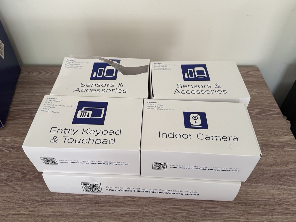 Life Shield ADT Security System Opened Box 2019