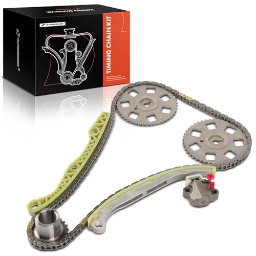 7PCS Engine Timing Chain Kit W/Sprocket & Tensioner & Guide Compatible with