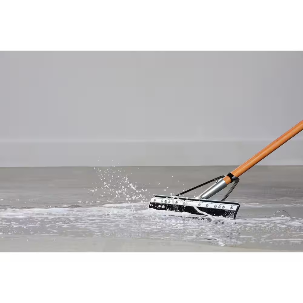 Professional 24 In. Floor Squeegee with Handle (2-Pack)