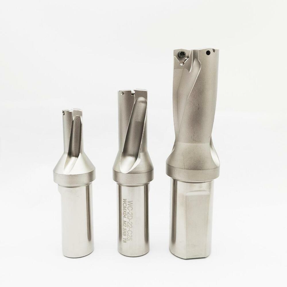 3D 14mm-40mm Indexable Drill Insert U Drill W/Coolant Thru Hole