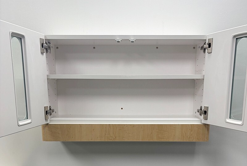 ADEC 5731 Upper Wall Storage Cabinet (Maple) - 34" W