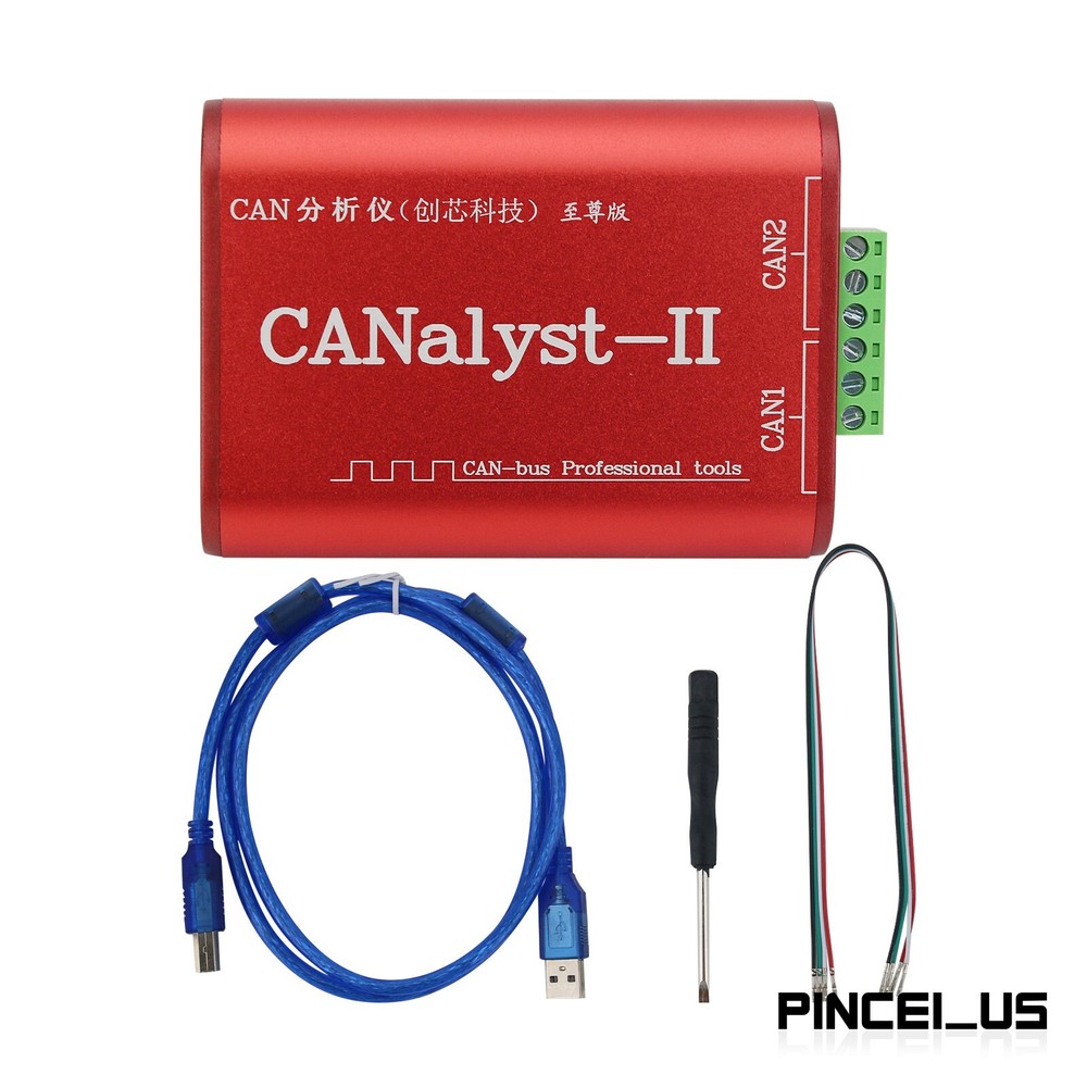CAN Analyzer CANOpen J1939 DeviceNet USBCAN-2 USB to CAN Adapter pe66