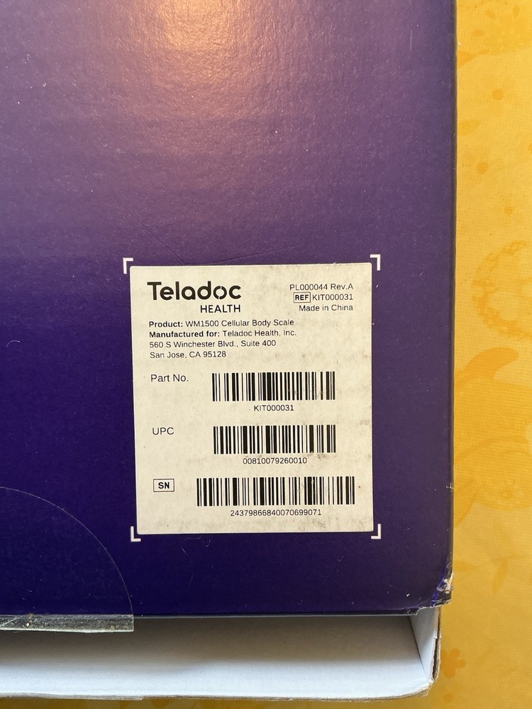 Teladoc Health Scale WM1500