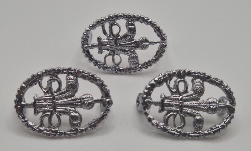 3 x Cheshire Constabulary Collar Badges