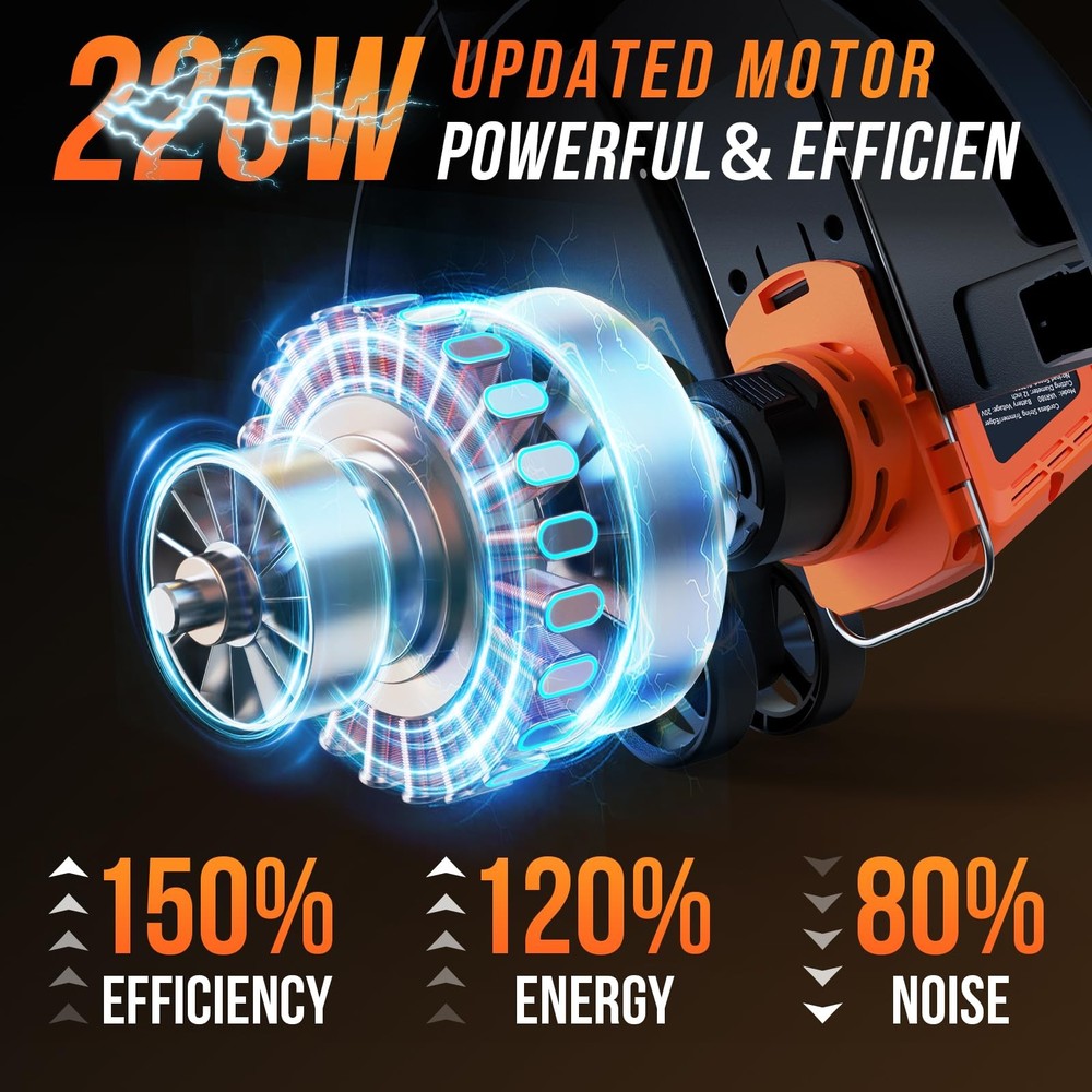 12 Inch 20V Cordless Weed Wacker with Automatic Line Feed, 2 in 1 String Trim...