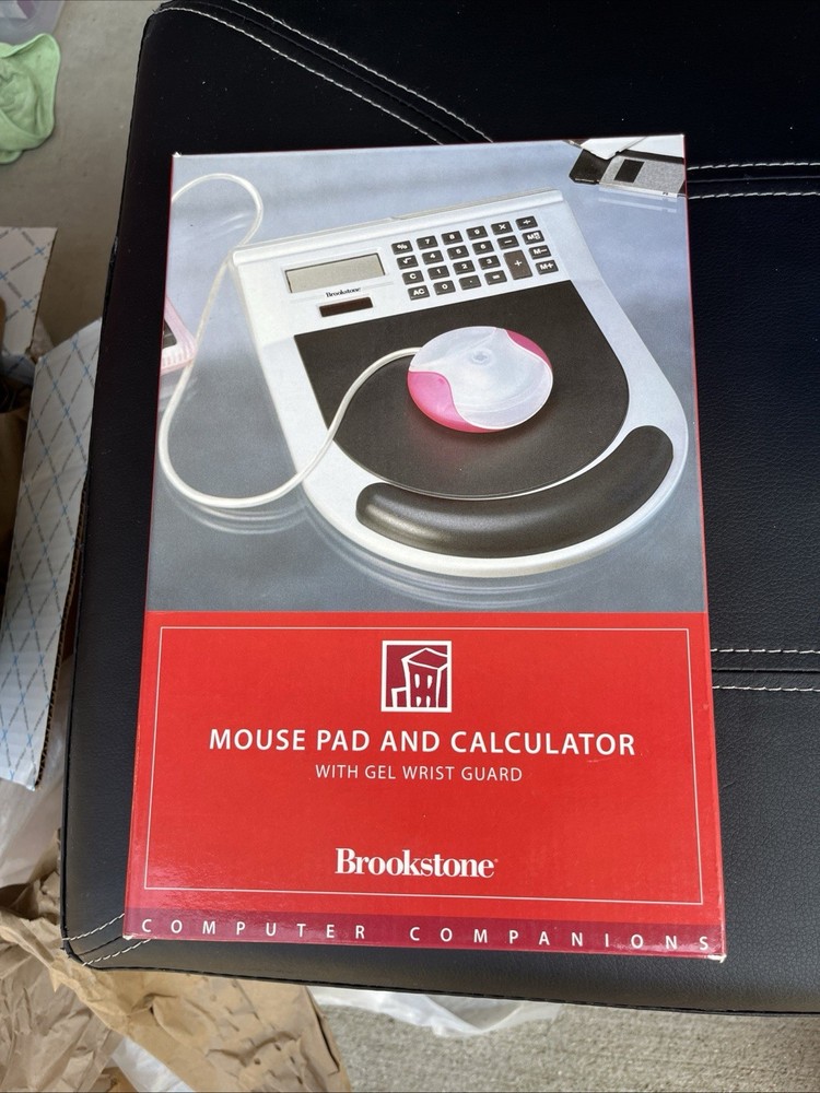 Brookstone Mouse Pad Calculator solar powered