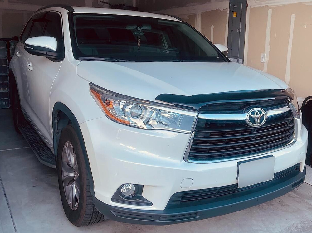 CarFlector Hood Protector Bug Shield Deflector for 2014-2019 Toyota Highlander