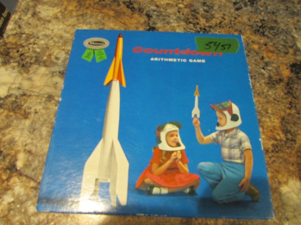 Countdown Arithmetic Game 1962 Whitman No. 4790 A Help Yourself Educational Game