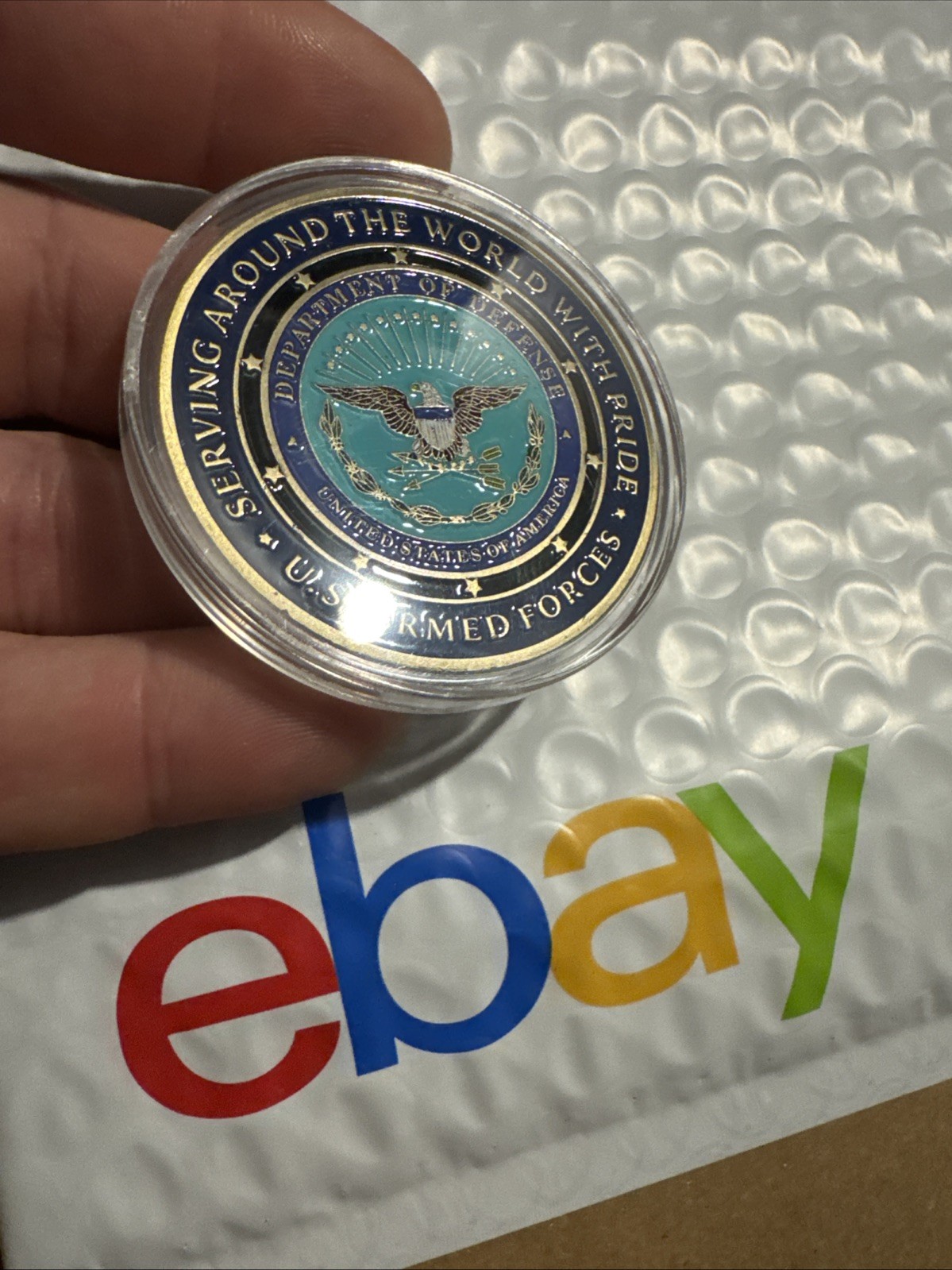 Department of War Defense Challenge Coin Commander Police Trump Sniper USA GIFT