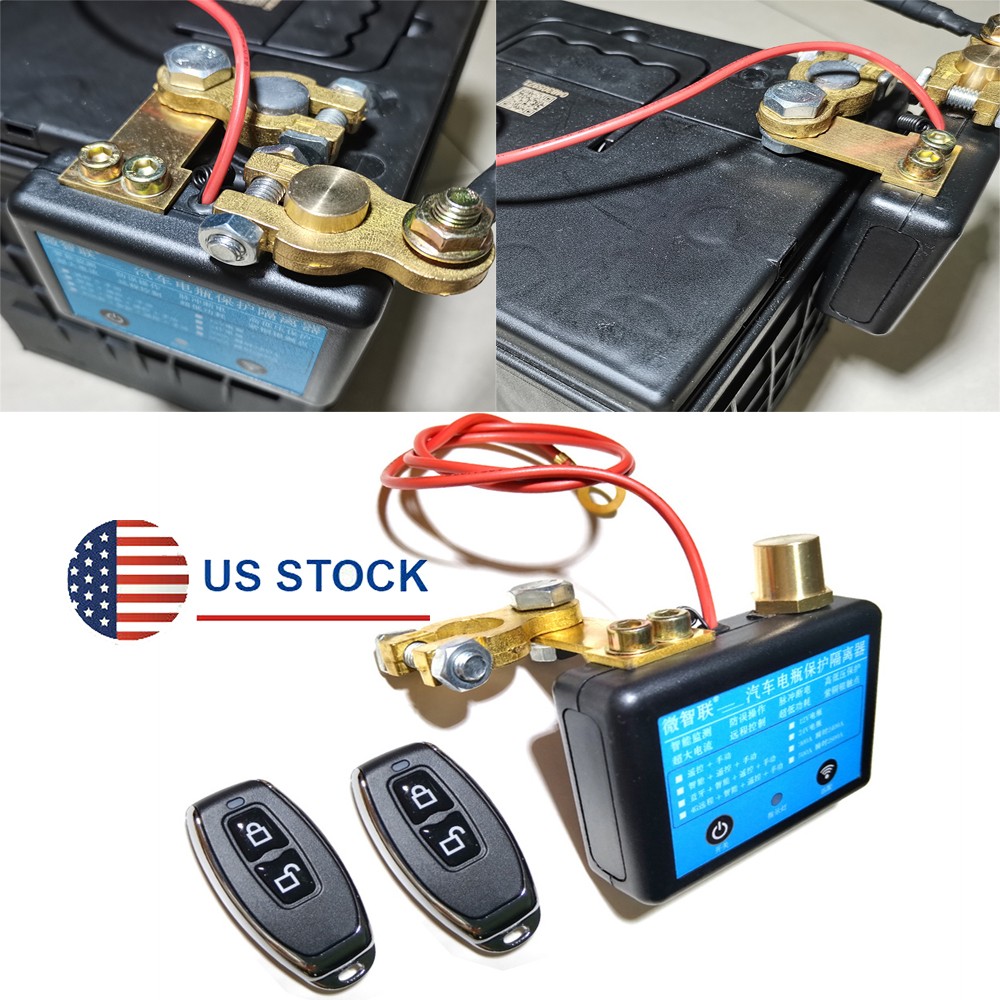24V Battery Switch Automatic Cut Off Wireless Remote Control Protection Device