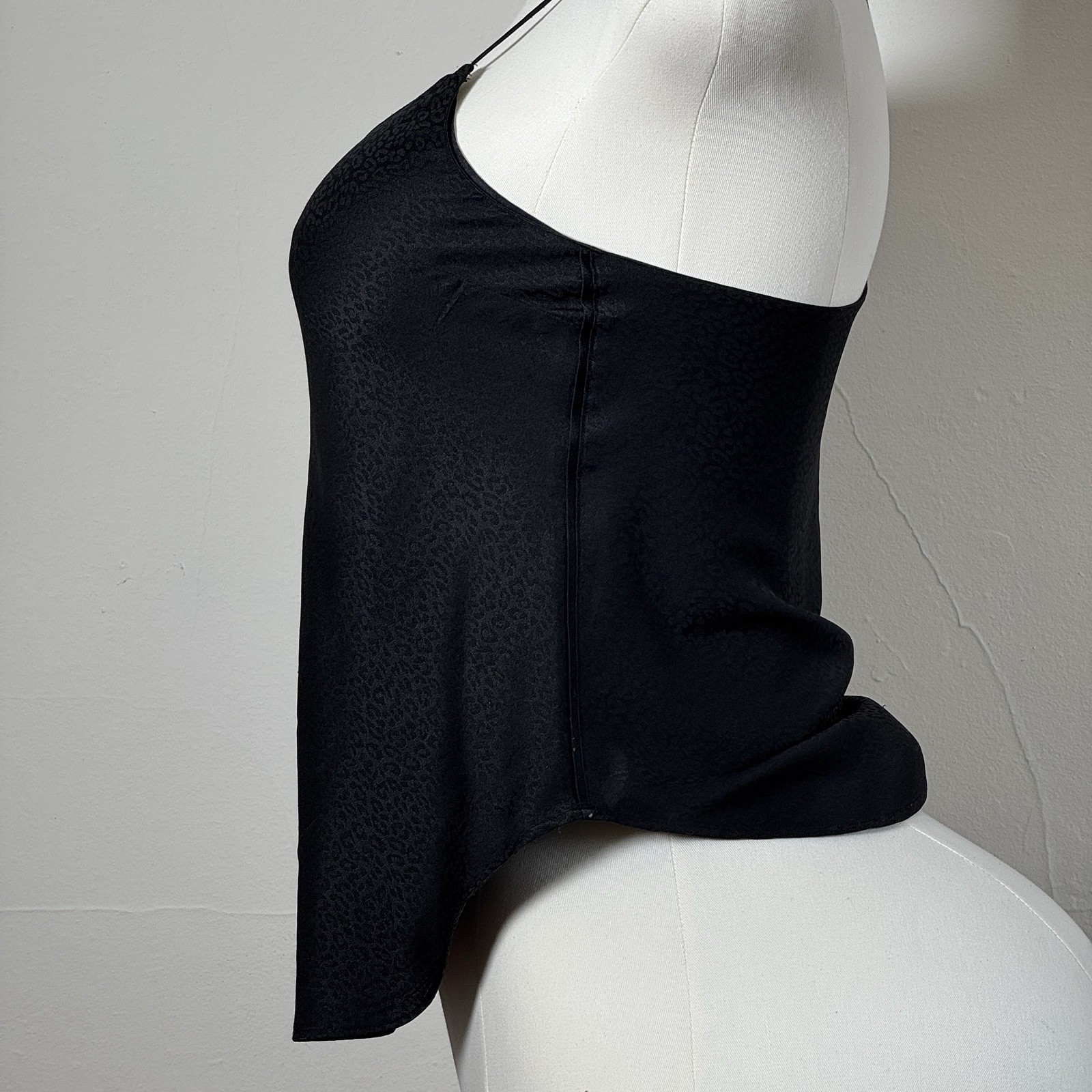 Victoria's Secret Camisole Black Animal Print Adjustable Strap Women's XS