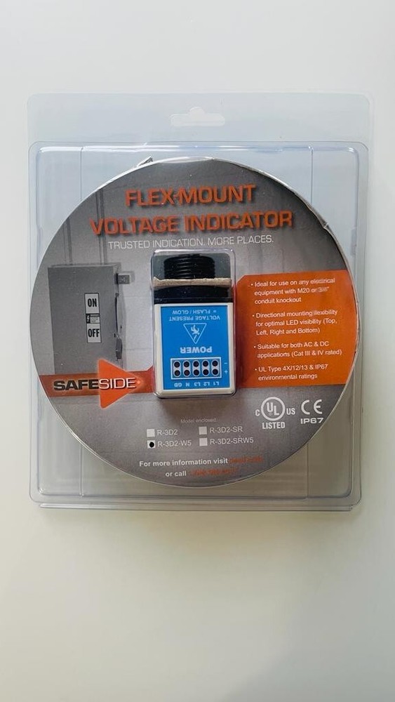 Grace Technologies Flex Mount Voltage Indicator R-3D2-W5 5-Wire