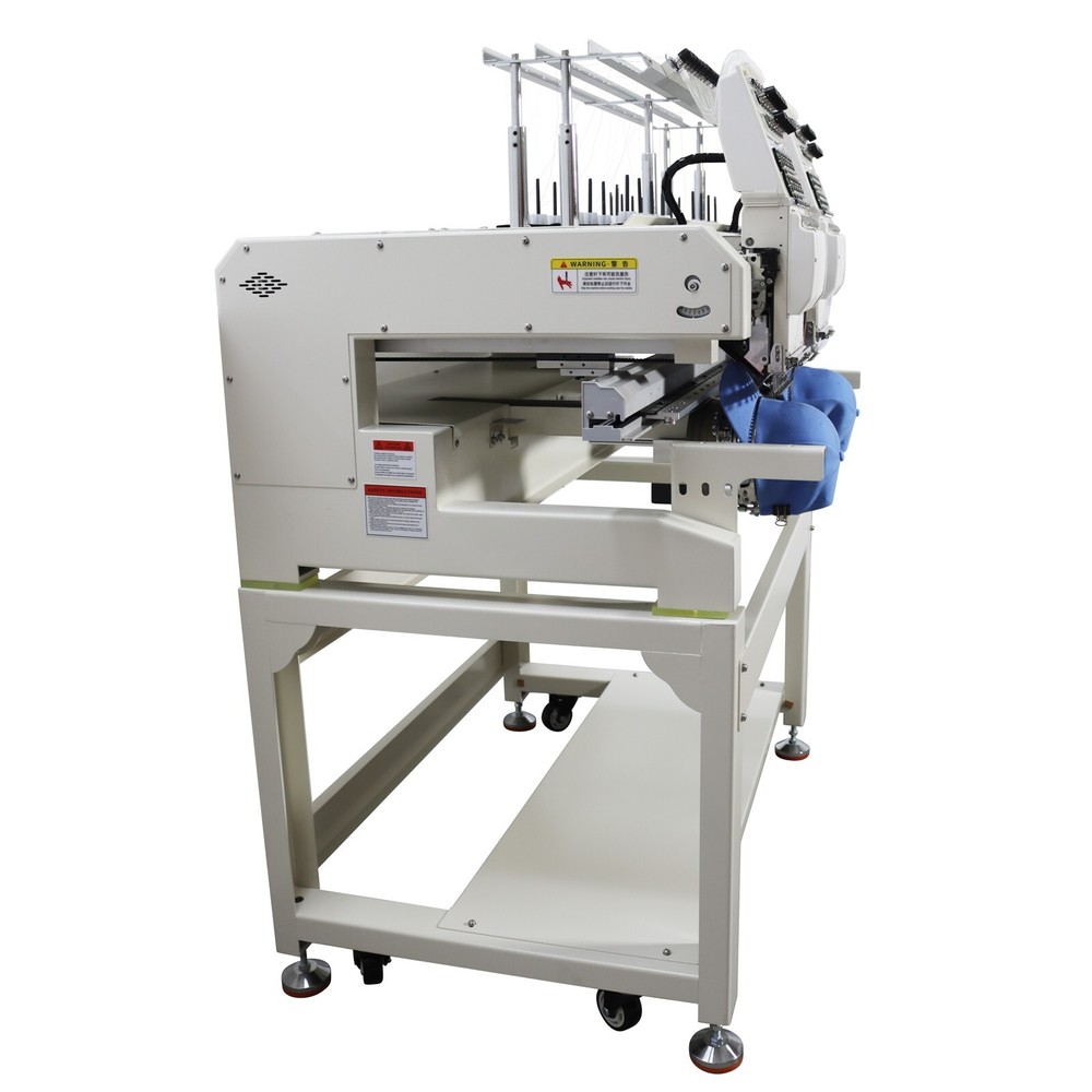 2-head Automatic Computerized Embroidery Machine W/ LCD Touch Screen 12 Needles