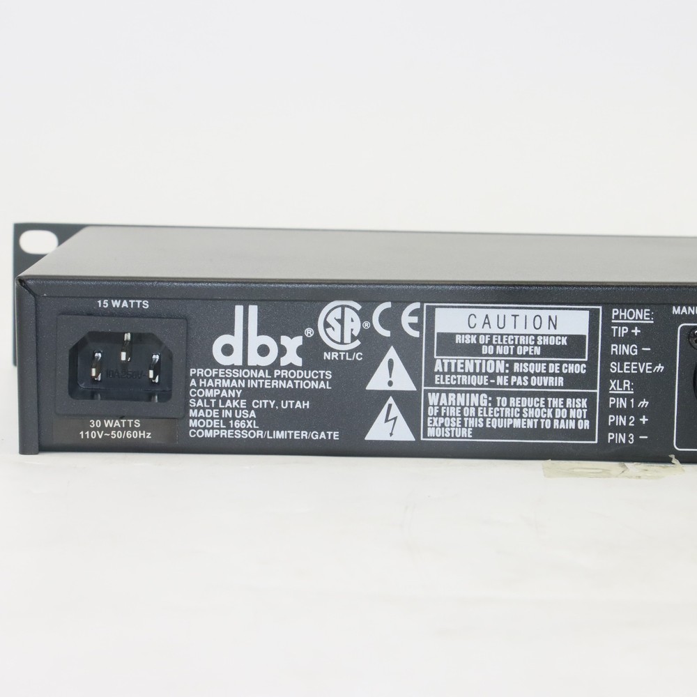 NEW DBX 166XL Compressor Limiter/Gate Effects DSP Processor Free Shipping US