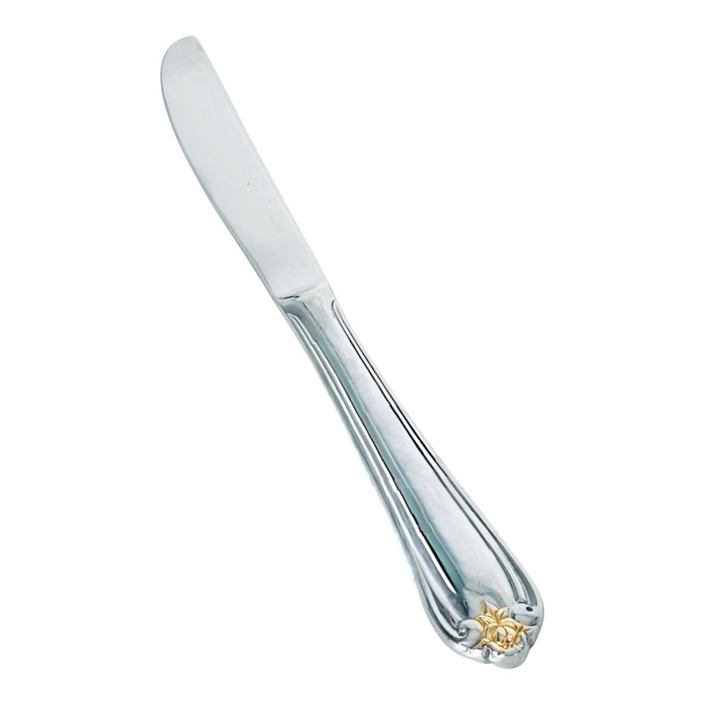 Reed & Barton GOLDEN ROSEBUD Legacy Silverware Glossy Flatware Dinner Knife