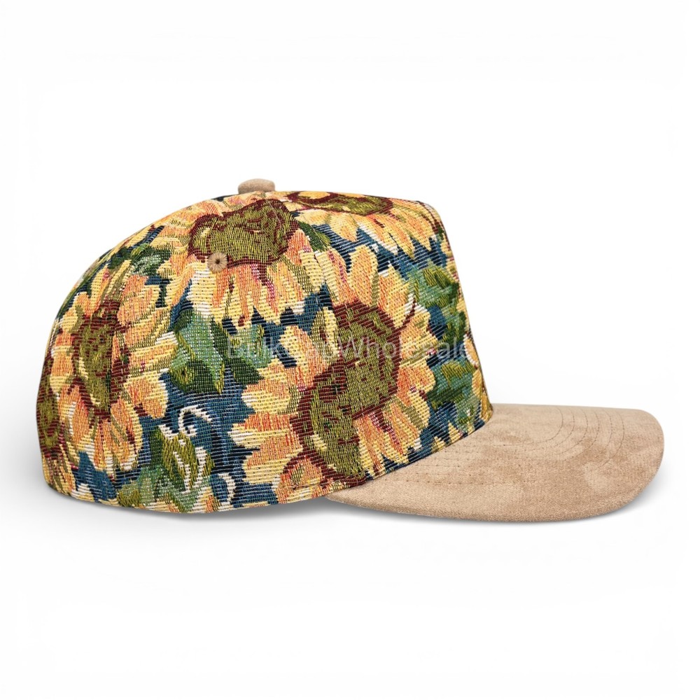 Artistic Baseball Cap Snapback Adjustable Cotton Hat Suede Visor Men Ball Caps